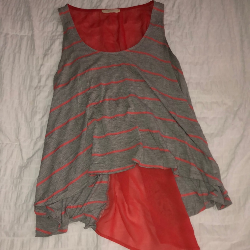high low tank top